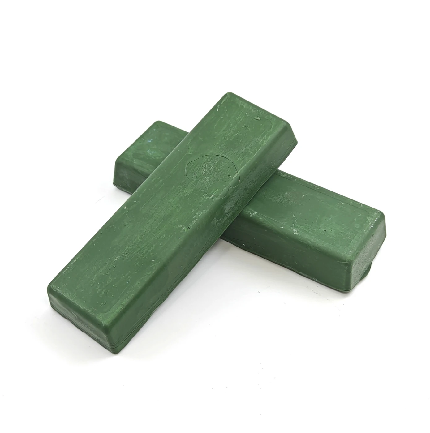 Solid green polishing compound bars