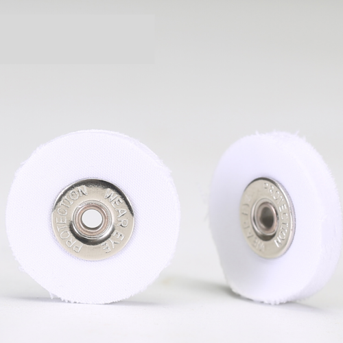 Bleached Cotton Cloth Ø19-25mm Disc Brush