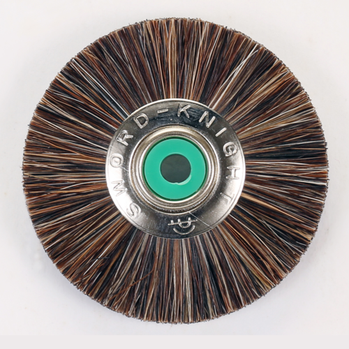 White-Brown Bristle Ø48mm Buffing Wheel