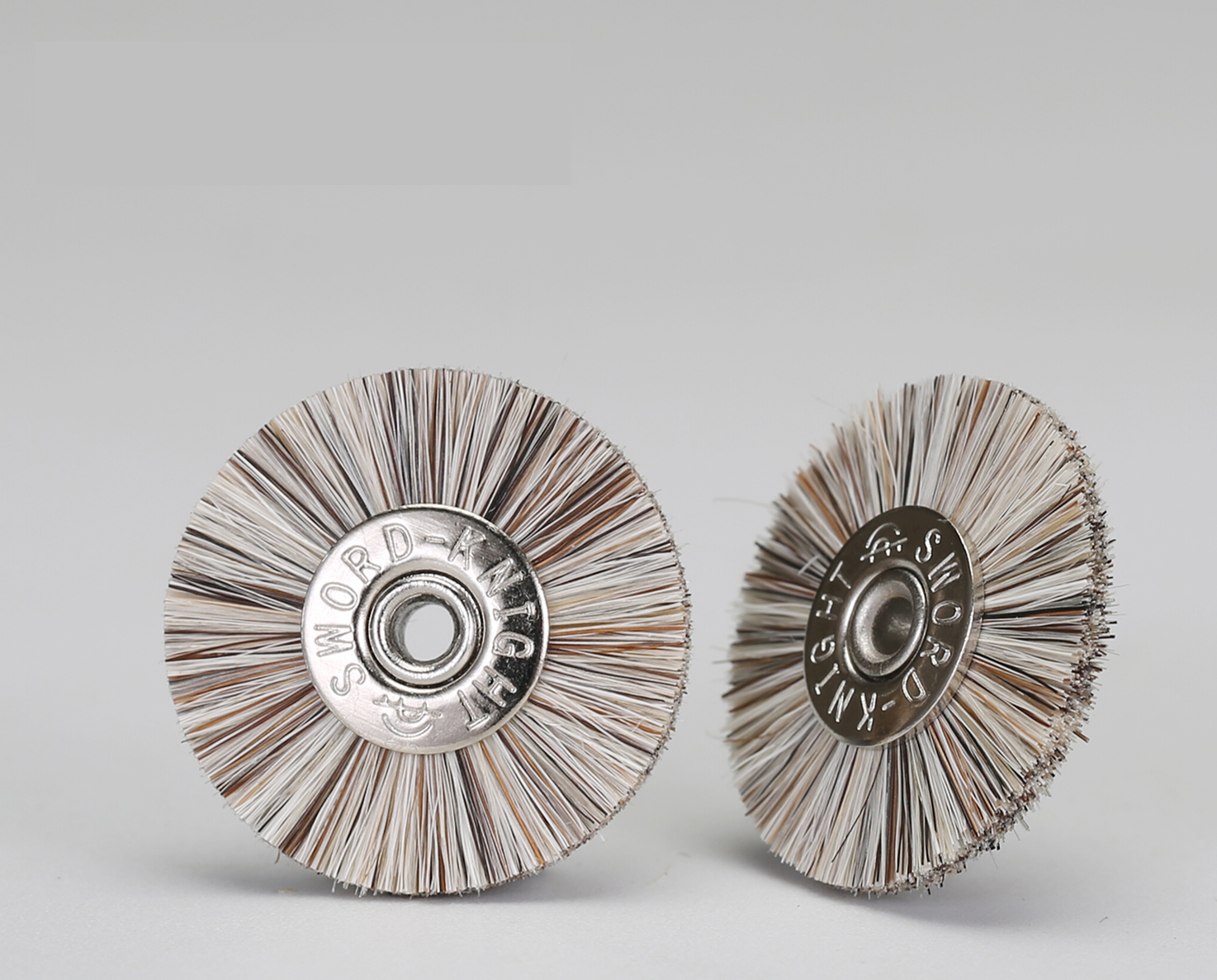 White-Grey Wool Ø19-25mm Buffing Wheel