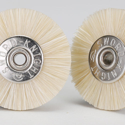 White Pig Bristle Ø19-25mm Buffing Wheel
