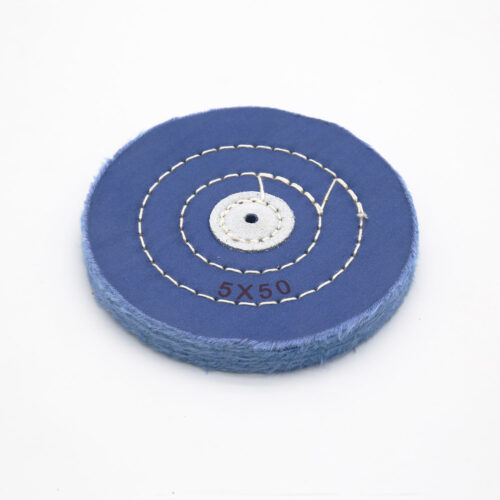 Blue Cotton Buffing Wheel 5x50Ply Ø125mm×12mm