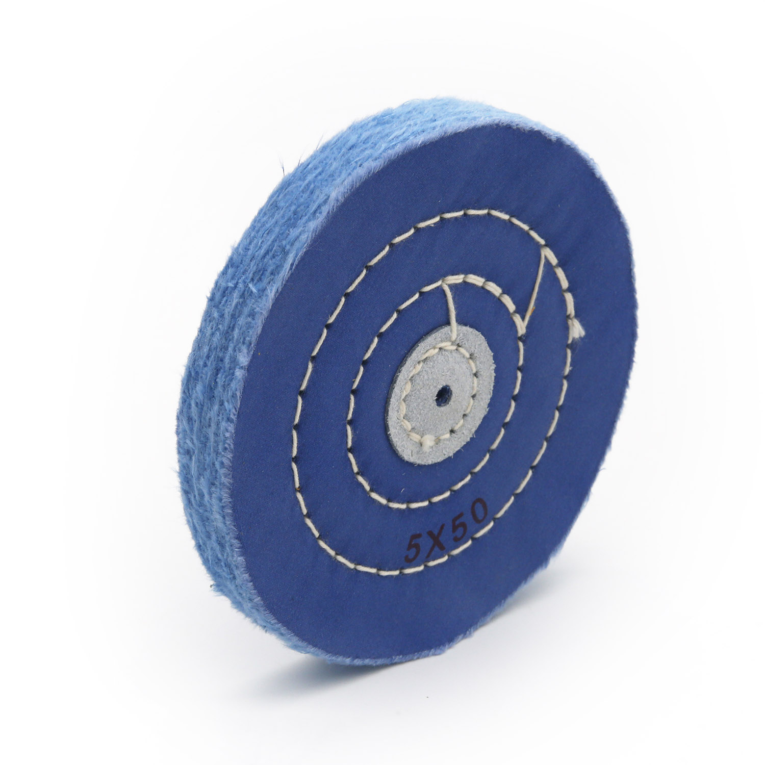 Blue Cotton Buffing Wheel 5"x50Ply Ø125mm×12mm