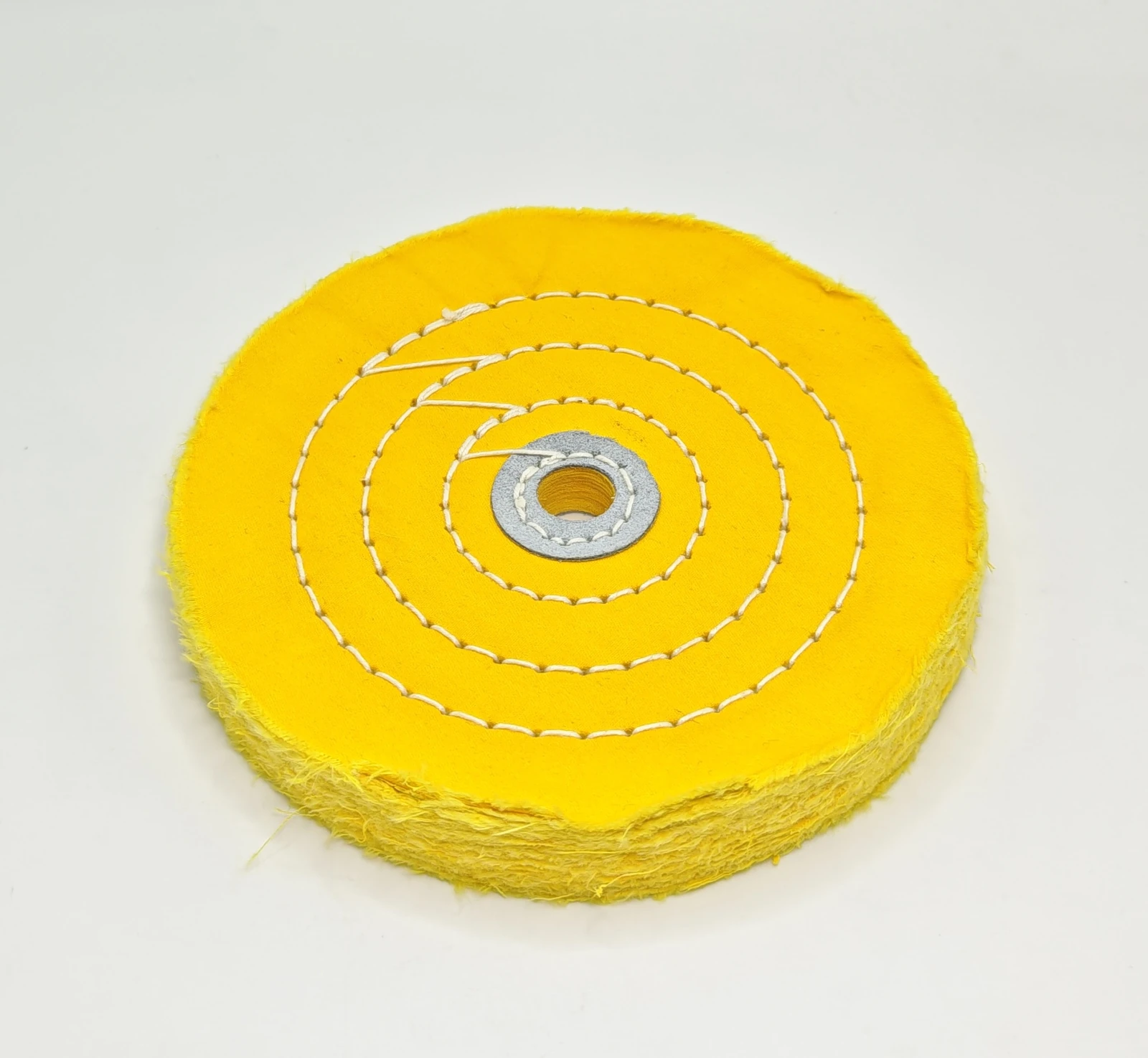 Yellow Cotton Buffing Wheel Size Assortment