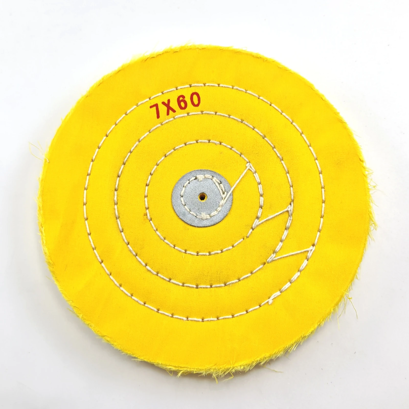 Yellow Cotton Buffing Wheel Size Assortment