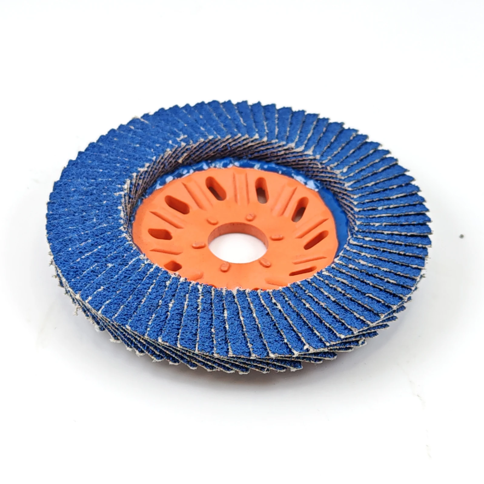 Blue Flap Disc with Orange Backing